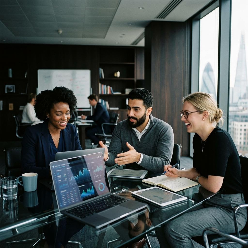 Kryvion Pro technical team in London office